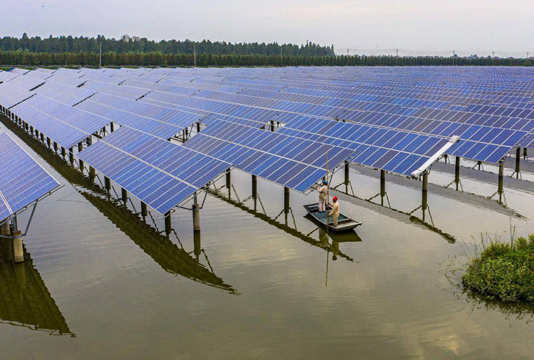 漁光互補(bǔ)光伏發(fā)電項(xiàng)目的必備條件,漁光互補(bǔ)一畝水塘能建多少光伏